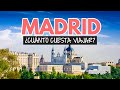 ¿Cuánto cuesta viajar a Madrid en 2021?