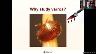 Understanding varroa mites- Dr. David Peck; a NY Bee Wellness webinar