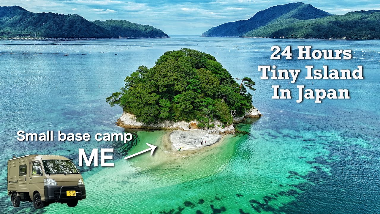[Крошечный остров] Круглосуточный кемпинг на закрытом необитаемом острове! Расслабляющая АСМР |