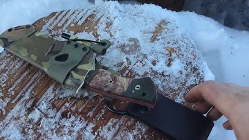 Dark Timber OG Grizzly in a custom kydex sheath