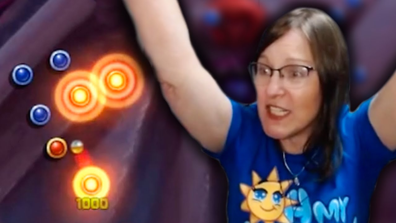 SmallAntMom is too good at Peggle
