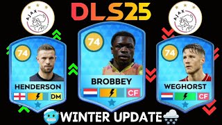 ⚽🔥 DLS 25 | Ajax FC New Player Ratings ⭐Henderson, Weghorst, Brobbey & More