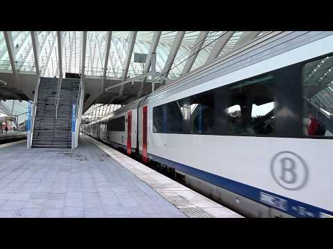 ICA 500 Eupen - Oostende vertrekt vanuit Luik middels opdruklocomotief