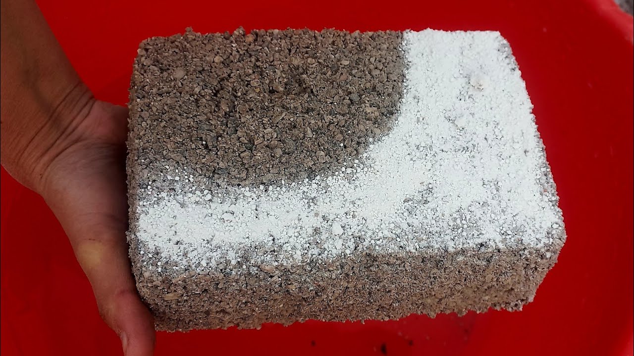 New Bombastic Video of Sandment Stonecrush slabs crumbling dipping and dry crumbling on Paste #asmr