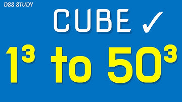 1 To 50 CUBE | Cube 1 to 50 | 1 to 50 Cube | Cube 1 se 50 tak | Cube table 1 to 50