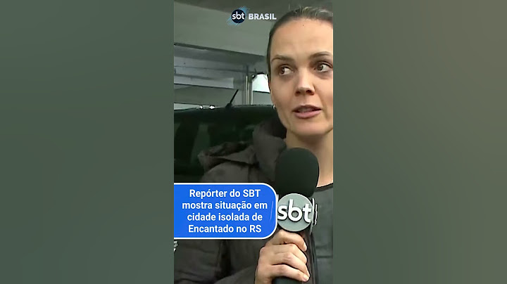 Repórter do SBT mostra situação em cidade isolada de Encantado no RS