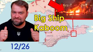 Update from Ukraine | Ukraine targeted a Huge Ruzzian Ship in Crimea | Big Kaboom