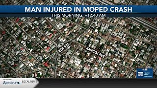 Unhelmeted moped rider suffers serious injuries in Kaimuki crash