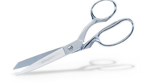 Sharpening Gingher Sewing Scissors on a Twice As Sharp