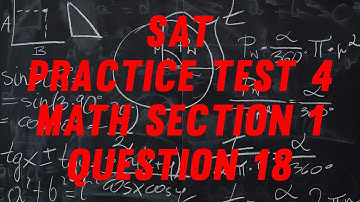 Which of the following systems of linear equations has no solution? SAT Practice Test 4 Math