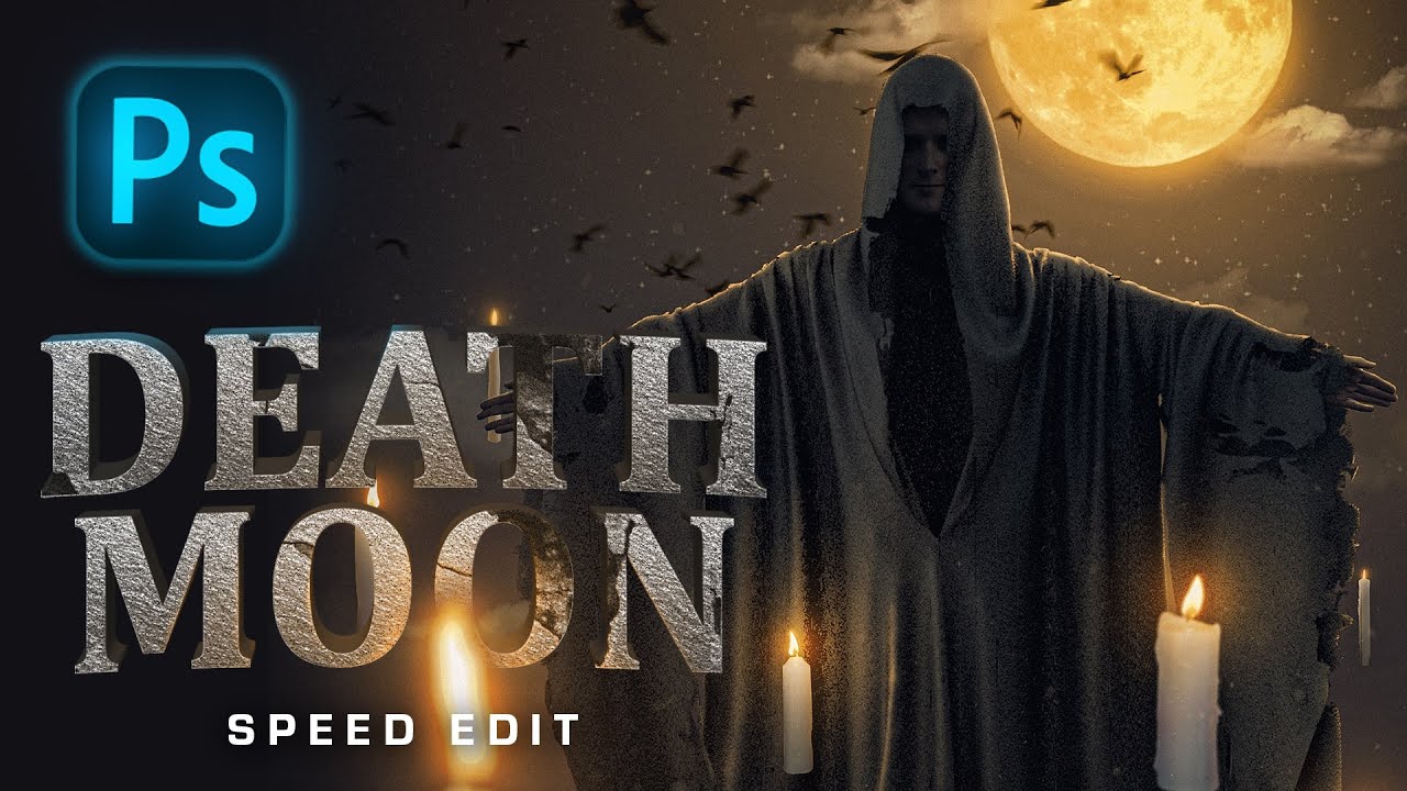 Create a SPINE-CHILLING Photo Manipulation in Photoshop! (Speed Edit)