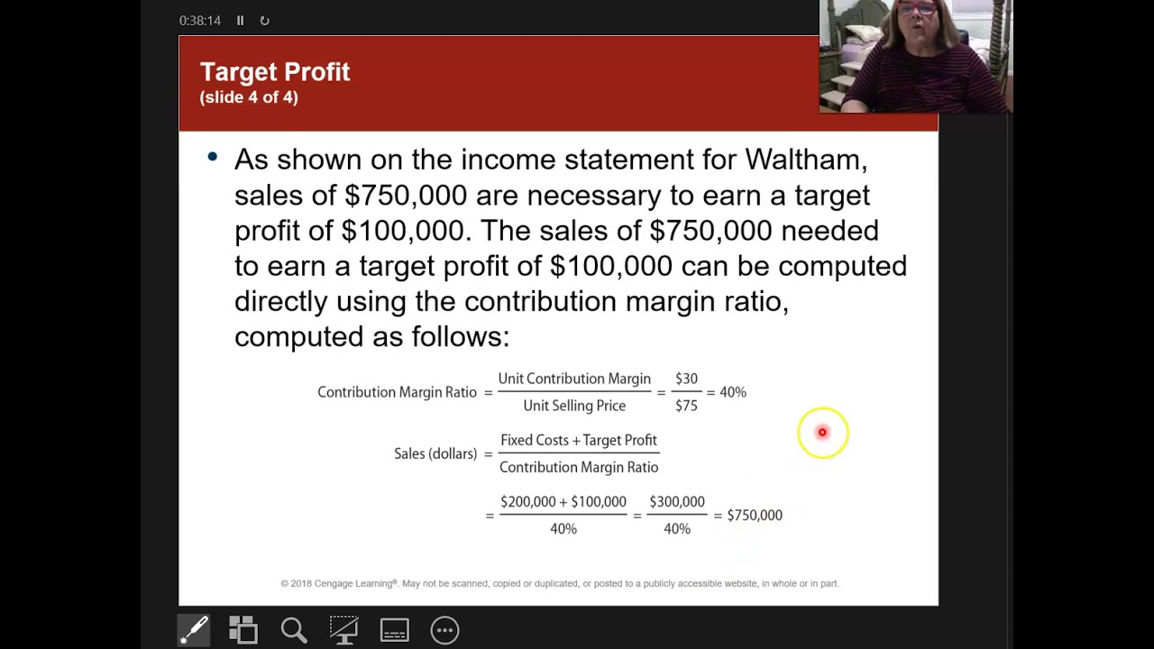 Chp 5(19) Video 6 Target Profit & BEP charts - YouTube