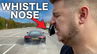 WAXED MY BROS NOSE WITH 200MPH SUPERCAR