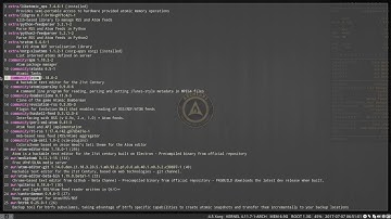 ArchLabs : 120 Installing atom, pigment and minimap to easily change the colours in i3 config