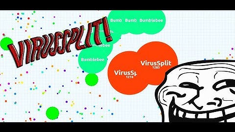 VIRUSSPLIT - NEW AGARIO TRICK !