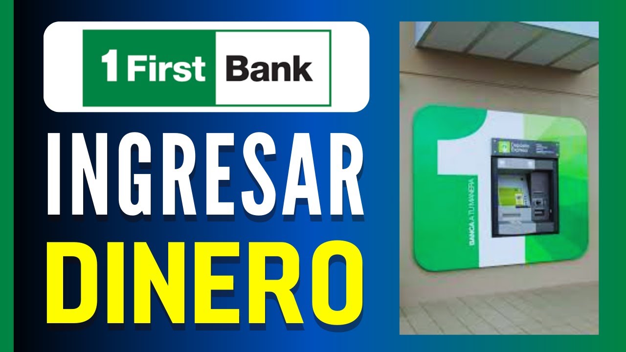 Cómo depositar dinero en un cajero automático First Bank