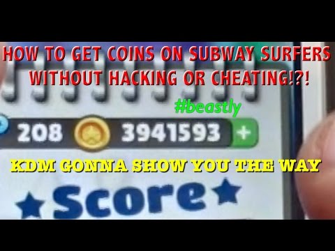 Getting Coins on Subway Surfers?! No Cheats or Hacks!