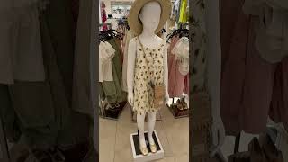 Zara Girls Dress with Golden Shoes Summer Fashion - June 2023