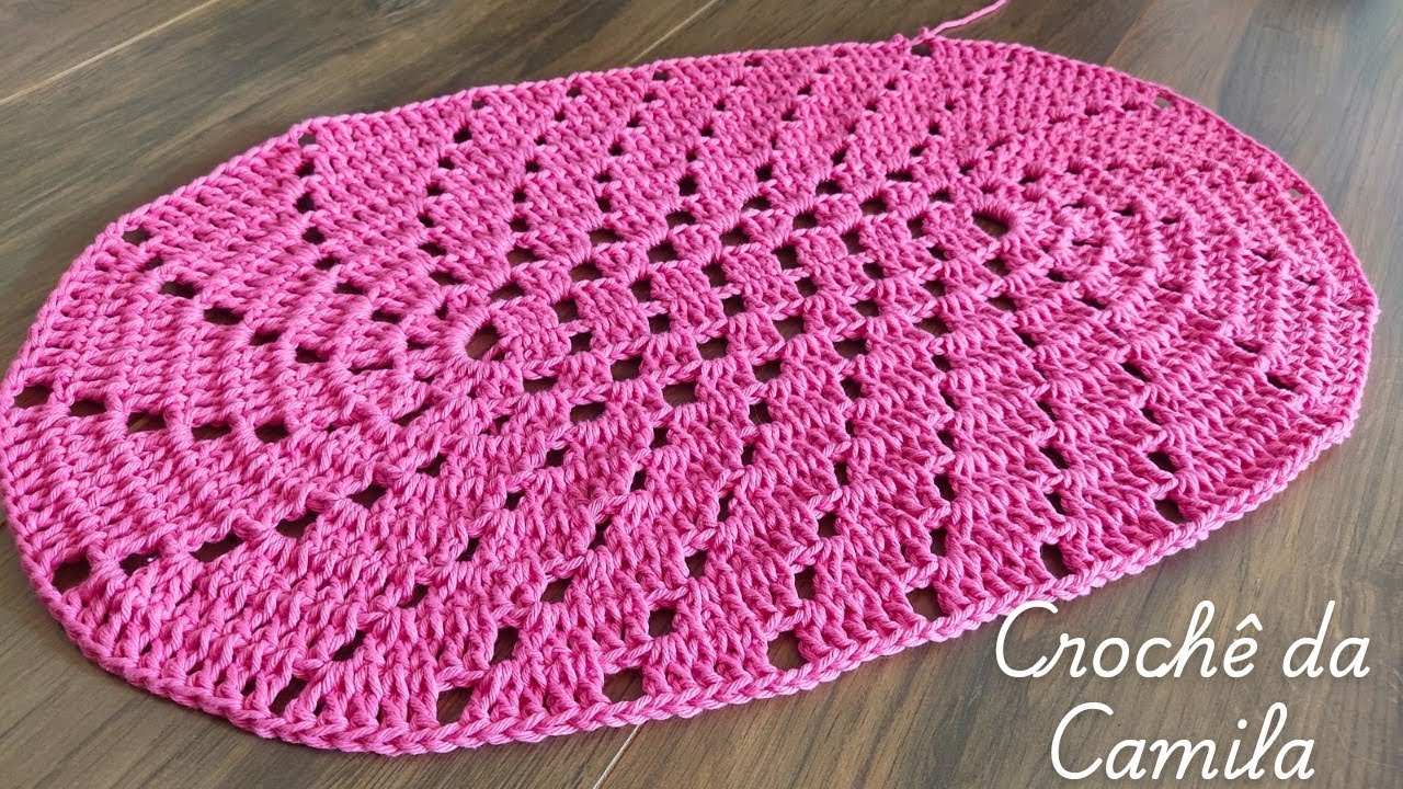 Tapete Oval Fácil Parte 1 de 2