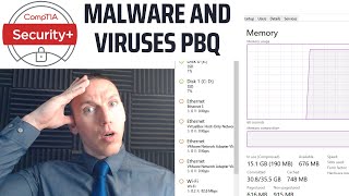 Malware and Viruses  CompTIA Security+ Performance Based Question PBQ 2
