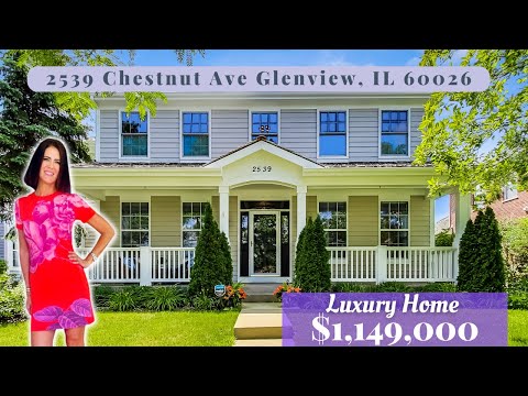 2539 Chestnut Ave, Glenview, IL home video tour