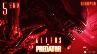 Aliens vs. Predator (Xbox One) - 1080p60 HD (Alien) 100% Walkthrough Level 5 [END] - Ruins