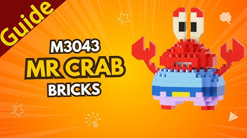 [Guide] Build Mr. Krabs with Bricks! 💰 M3043 SpongeBob Toy How-To