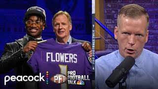 Ravens' draft pick Zay Flowers will take pressure off run game | Pro Football Talk | NFL on NBC