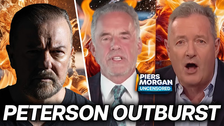 "Was It A Cover-Up" Jordan Peterson And Piers Morgan Go Off - Ricky Gervais