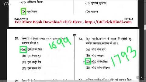 Mppsc prelims 2014 SOLVED PAPER Answers with explanation in hindi