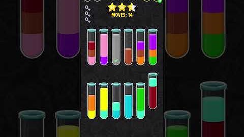 color water sort 3D level 121