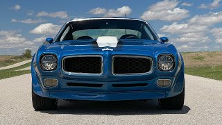 SOLD: 1972 Pontiac Trans AM 455 HO, 4 Spd, Lucerne Blue, 1 of 458, Restored #1232