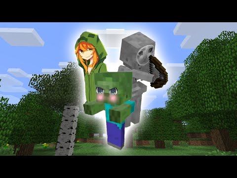 Видео: Часть 3 и 4 Истории Мобов Minecraft | Лор Майнкрафта озвучка Стоун!