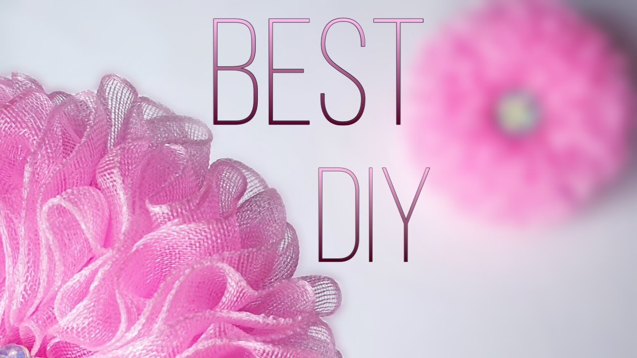 КРАСИВЫЕ бантики из органзы. Сделать ПРОСТО и ЛЕГКО. мастер-класс / 