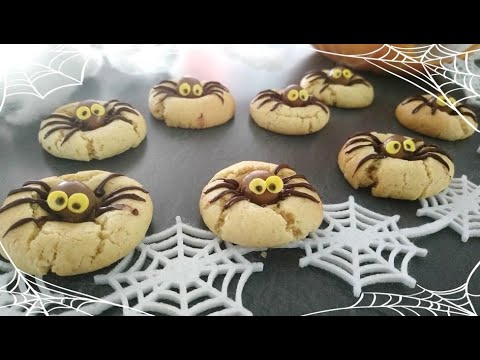 🎃-halloween-🎃-spider-cookies