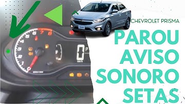 Sinal sonoro setas e alerta Prisma