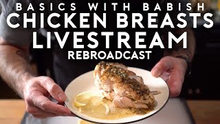 Every other week, cook-a-long with me on twitch as i make the previous
week's basics babish episode. this is live stream for 4th episode:
chicke...