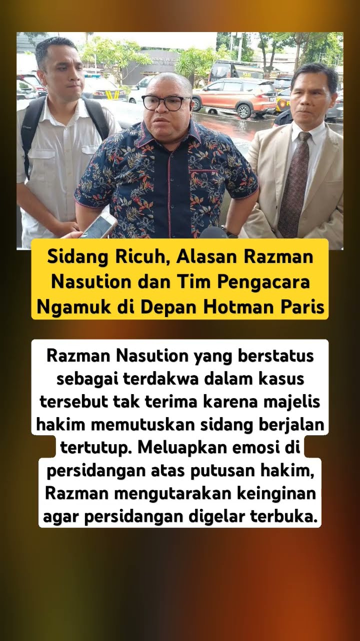 Alasan Razman Nasution dan Tim Pengacara Ngamuk di Depan Hotman Paris