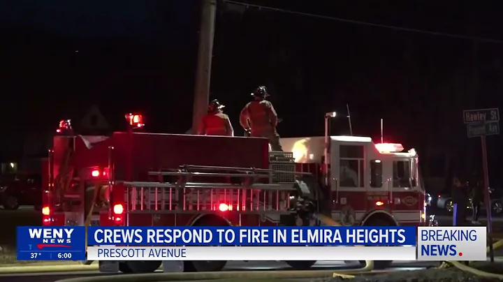 Massive Fire Engulfs Building in Elmira Heights