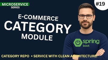 Spring Boot Category Service & Repository | E-Commerce Microservice Project | hindi code class