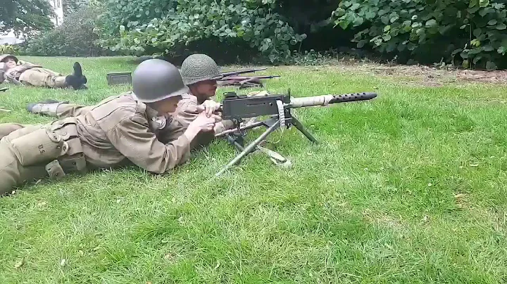 Browning M1919A4 crew-served machine gun (blank firing)