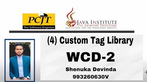 (4) Custom Tag Library.