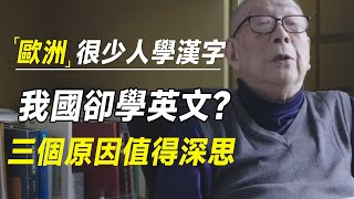 为什么欧洲很少有人学汉字的人？我国却很多学英文？三个原因值得深思 #十三邀 #许知远#罗翔#王石