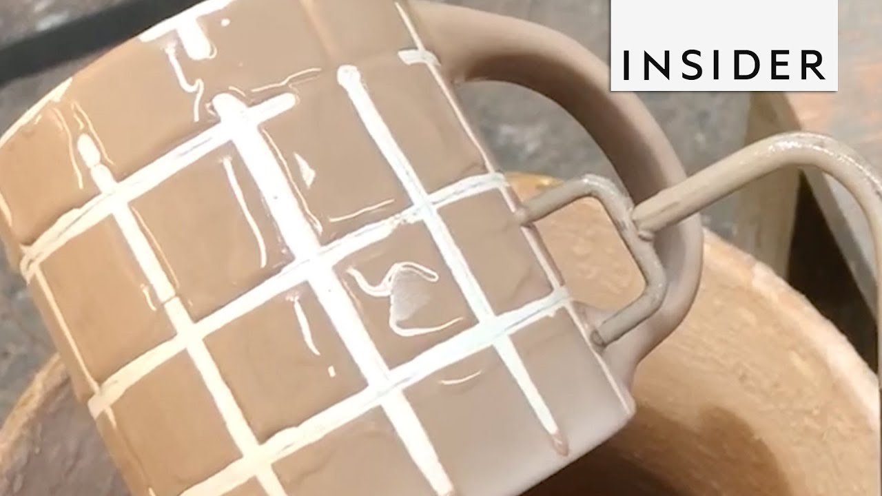 Pottery Designs Created With Wax 