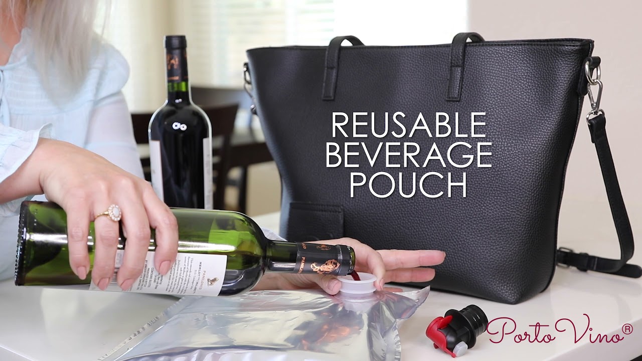 NEW! PortoVino City Wine Tote - Hibiscus – porto-vino.com