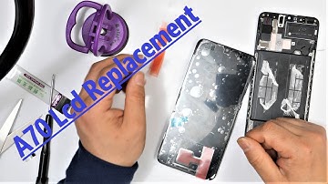 how to replace samsung galaxy a70 cracked screen