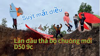 Lần Đầu Thả Bộ Chuông D50 9 Quả, Gió To Quá Đứt Dây Suýt Thì Mất Diều