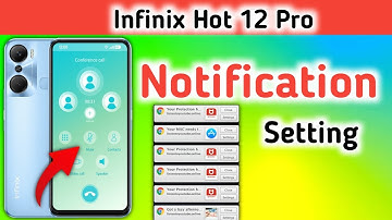 Infinix hot 12 pro Notification Setting" how to show notification icon in Infinix hot 12 pro