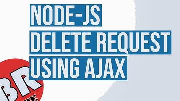 node js delete request using ajax | Node.js  MySQL CRUD - GET POST PUT DELETE | Delete request 2021