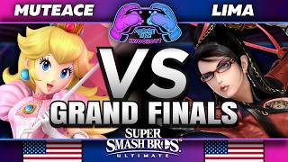 ATKO 13 ($2000) GRAND FINALS - MuteAce (Peach) Vs. Lima (Bayonetta) Smash Ultimate - SSBU